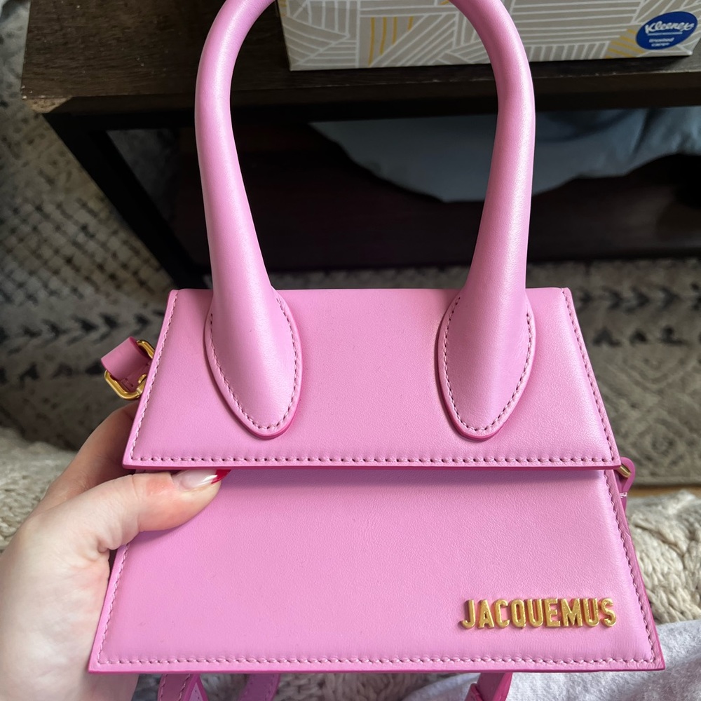 BRAND NEW Jacquemus Le Chiquito Mini Satchel bag in Pink